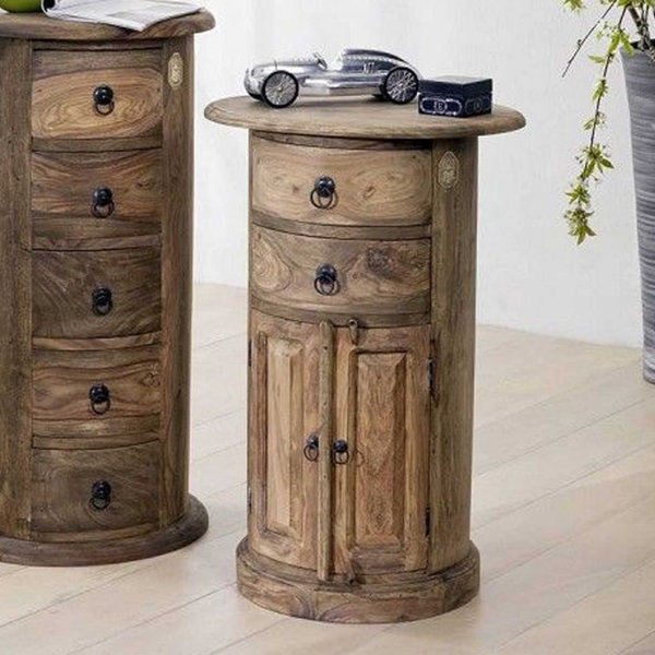 Massivmoebel24 Leeds 2 Drawer Chest of Drawers Wayfair.co.uk